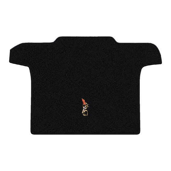 Illustration of 2002 Chevrolet Corvette convertible cargo mat with the #227 2003 50th Anniversary...
