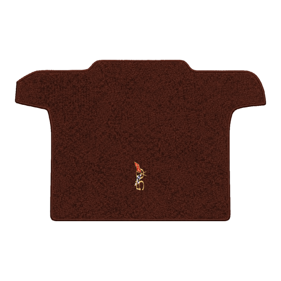 Illustration of 2002 Chevrolet Corvette convertible cargo mat with the #227 2003 50th Anniversary...