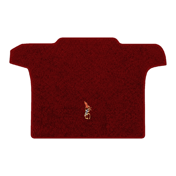 Illustration of 2002 Chevrolet Corvette convertible cargo mat with the #227 2003 50th Anniversary...