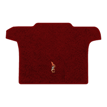 Illustration of 2002 Chevrolet Corvette convertible cargo mat with the #227 2003 50th Anniversary...