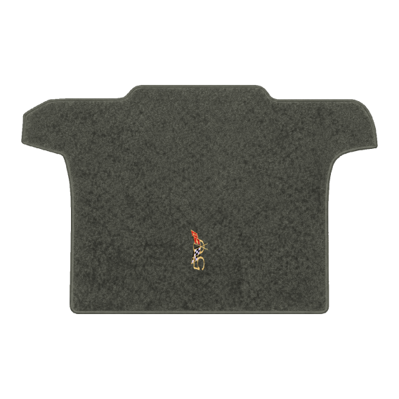 Illustration of 2002 Chevrolet Corvette convertible cargo mat with the #227 2003 50th Anniversary...