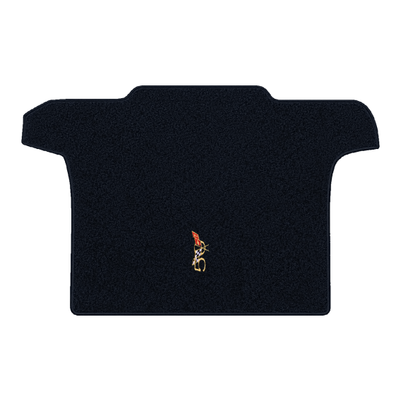 Illustration of 2002 Chevrolet Corvette convertible cargo mat with the #227 2003 50th Anniversary...