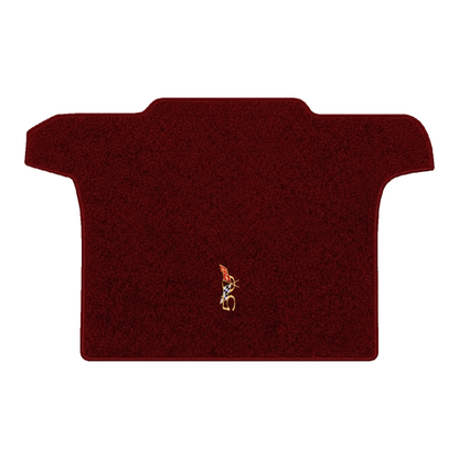 Illustration of 2002 Chevrolet Corvette convertible cargo mat with the #227 2003 50th Anniversary...