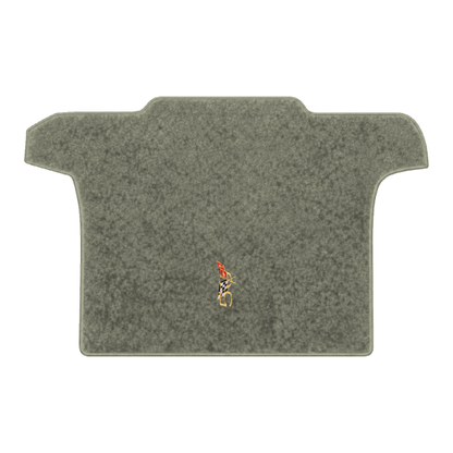 Illustration of 2002 Chevrolet Corvette convertible cargo mat with the #227 2003 50th Anniversary...