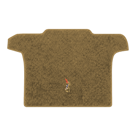 Illustration of 2002 Chevrolet Corvette convertible cargo mat with the #227 2003 50th Anniversary...