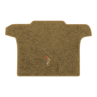 Illustration of 2002 Chevrolet Corvette convertible cargo mat with the #227 2003 50th Anniversary...