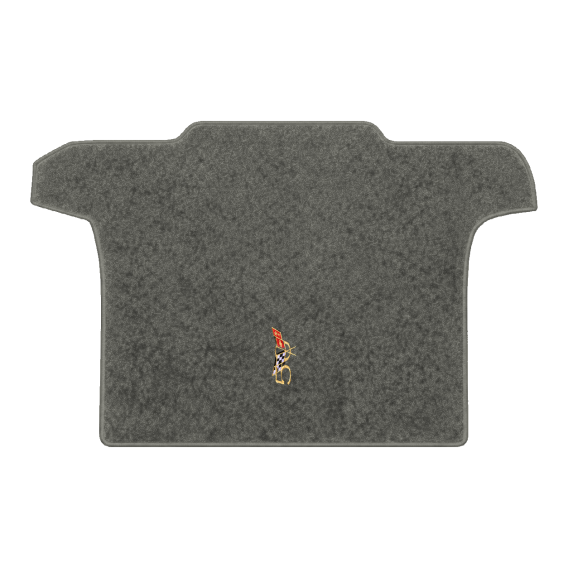 Illustration of 2002 Chevrolet Corvette convertible cargo mat with the #227 2003 50th Anniversary...