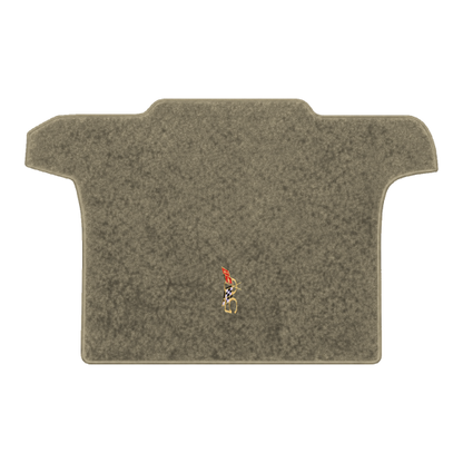 Illustration of 2002 Chevrolet Corvette convertible cargo mat with the #227 2003 50th Anniversary...