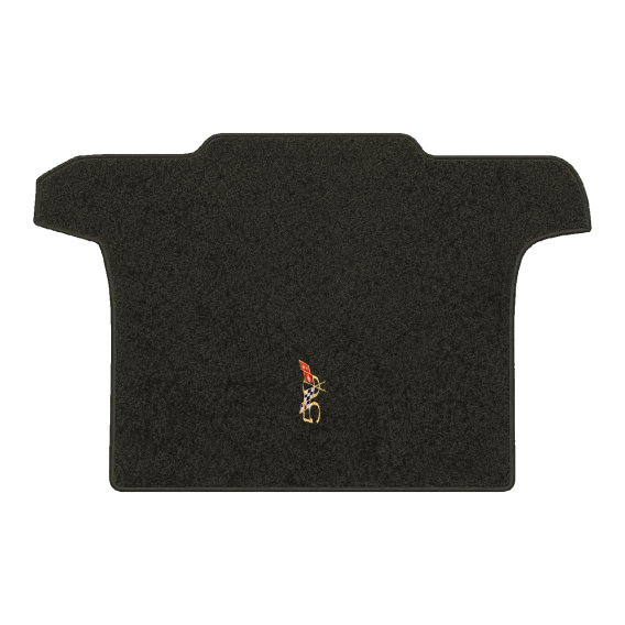 Illustration of 2002 Chevrolet Corvette convertible cargo mat with the #227 2003 50th Anniversary...