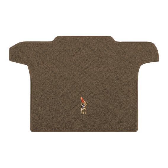 Illustration of 2002 Chevrolet Corvette convertible cargo mat with the #227 2003 50th Anniversary...