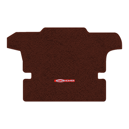 Illustration of 2000 Chevrolet Corvette coupe cargo mat with the #195 Z06 2001 Corvette logo in C...