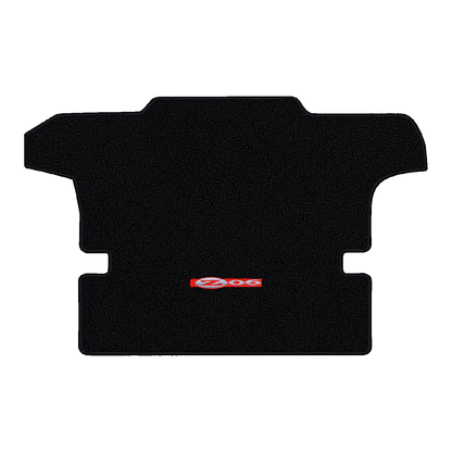 Illustration of 2000 Chevrolet Corvette coupe cargo mat with the #195 Z06 2001 Corvette logo in E...