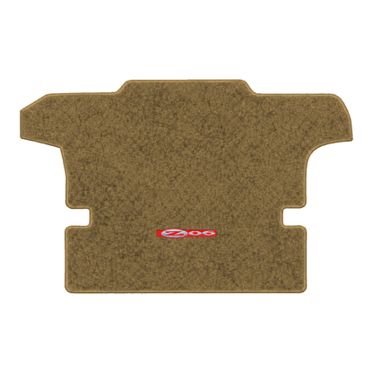 Illustration of 2000 Chevrolet Corvette coupe cargo mat with the #195 Z06 2001 Corvette logo in E...