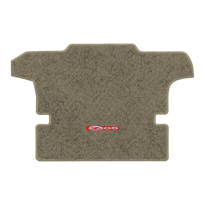 Illustration of 2000 Chevrolet Corvette coupe cargo mat with the #195 Z06 2001 Corvette logo in E...