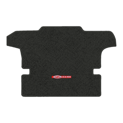 Illustration of 2000 Chevrolet Corvette coupe cargo mat with the #195 Z06 2001 Corvette logo in E...