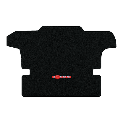 Illustration of 2000 Chevrolet Corvette coupe cargo mat with the #195 Z06 2001 Corvette logo in T...