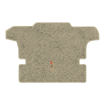 Illustration of 2003 Chevrolet Corvette coupe cargo mat with the #227 2003 50th Anniversary Corve...