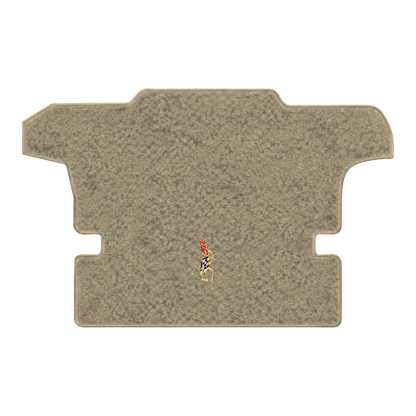 Illustration of 2003 Chevrolet Corvette coupe cargo mat with the #227 2003 50th Anniversary Corve...