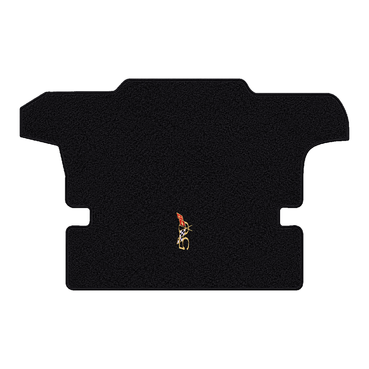 Illustration of 2000 Chevrolet Corvette coupe cargo mat with the #227 2003 50th Anniversary Corve...