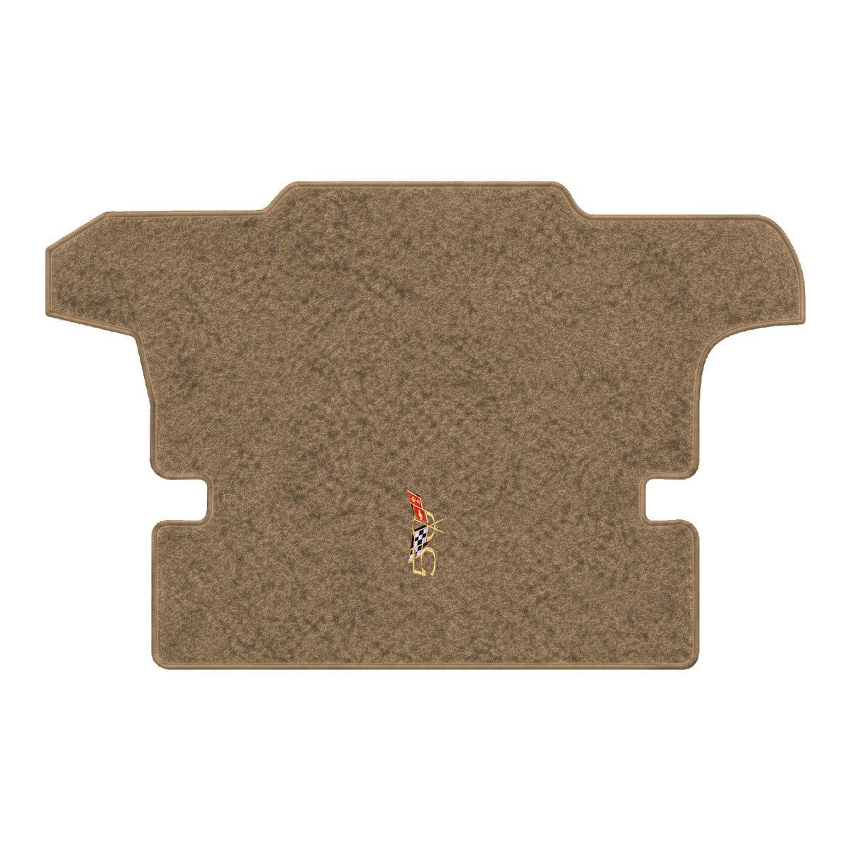 Illustration of 2000 Chevrolet Corvette coupe cargo mat with the #227 2003 50th Anniversary Corve...