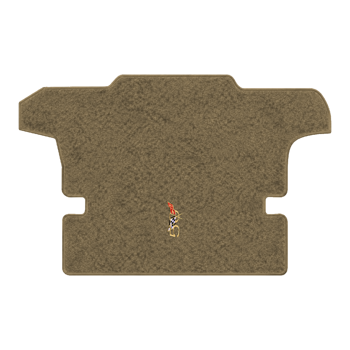 Illustration of 2000 Chevrolet Corvette coupe cargo mat with the #227 2003 50th Anniversary Corve...