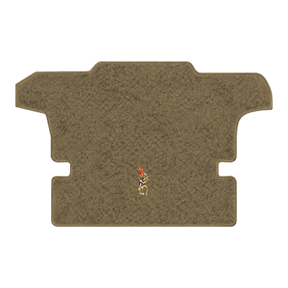 Illustration of 2001 Chevrolet Corvette coupe cargo mat with the #227 2003 50th Anniversary Corve...