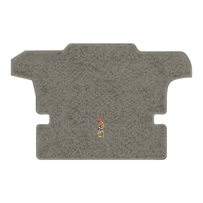 Illustration of 2001 Chevrolet Corvette coupe cargo mat with the #227 2003 50th Anniversary Corve...