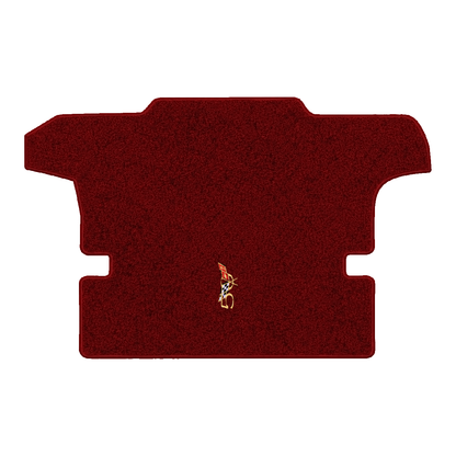 Illustration of 2003 Chevrolet Corvette coupe cargo mat with the #227 2003 50th Anniversary Corve...