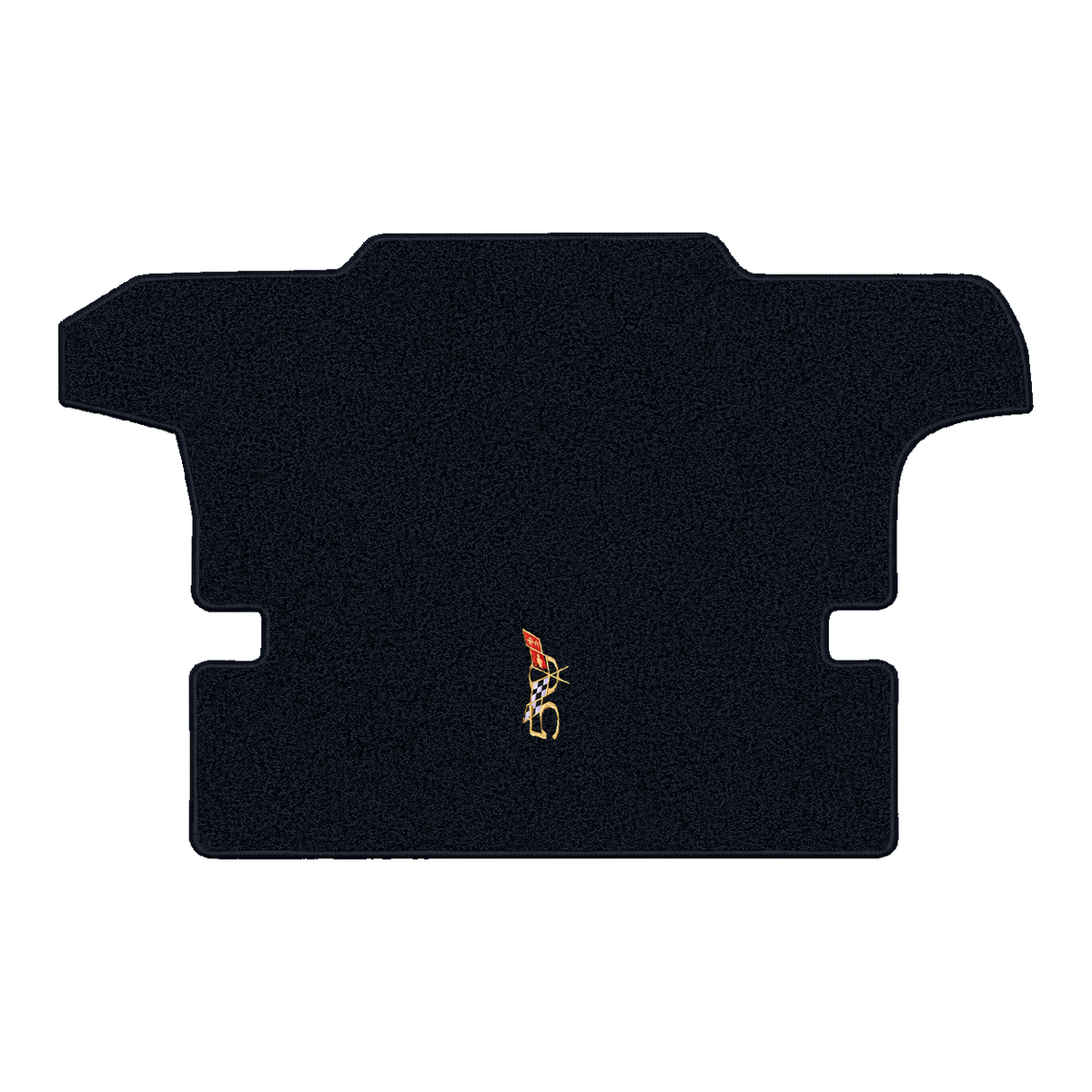Illustration of 2000 Chevrolet Corvette coupe cargo mat with the #227 2003 50th Anniversary Corve...