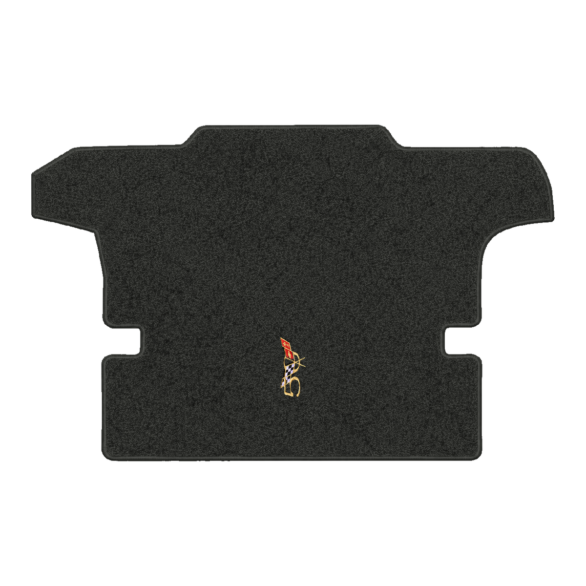 Illustration of 2000 Chevrolet Corvette coupe cargo mat with the #227 2003 50th Anniversary Corve...