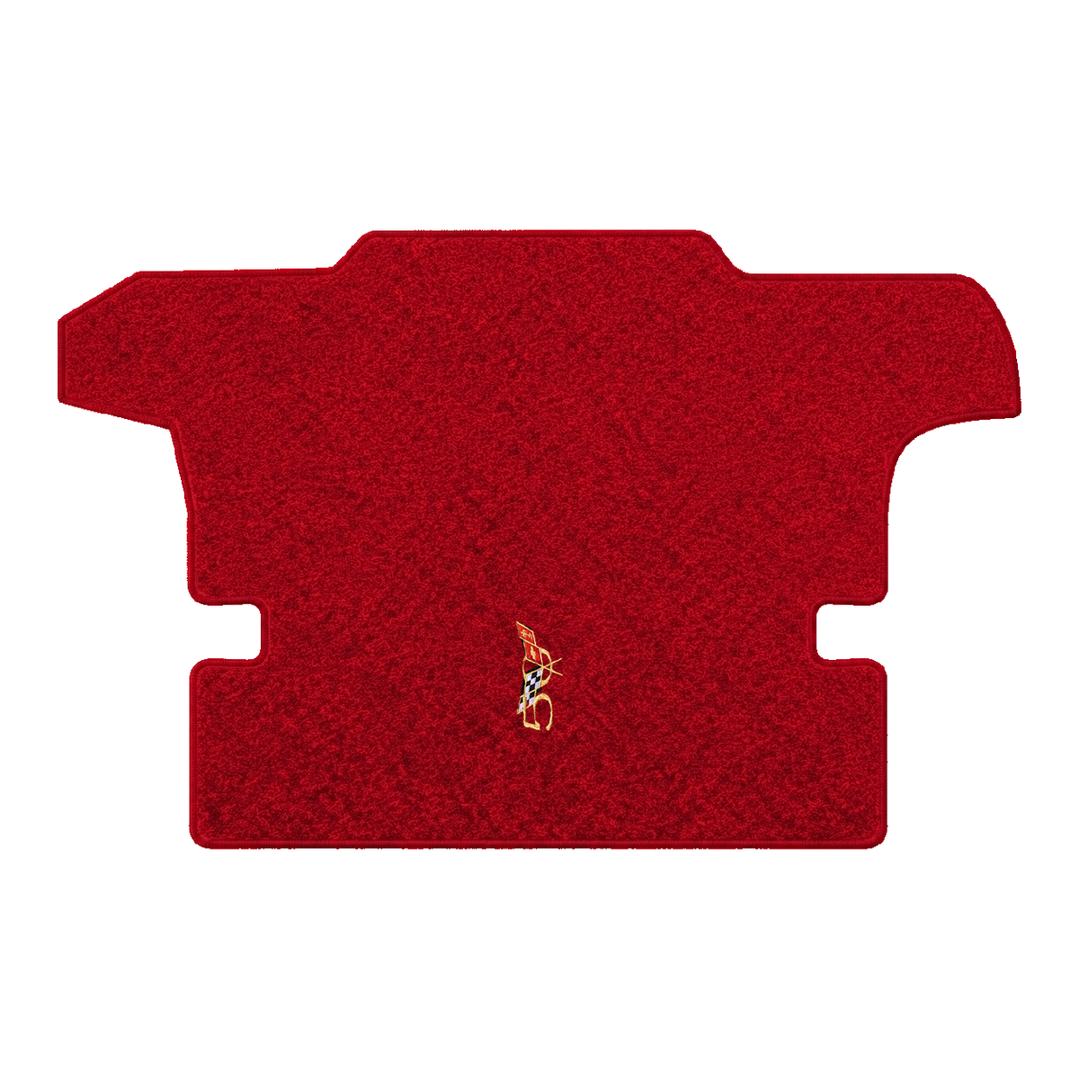 Illustration of 2000 Chevrolet Corvette coupe cargo mat with the #227 2003 50th Anniversary Corve...
