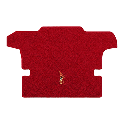 Illustration of 2001 Chevrolet Corvette coupe cargo mat with the #227 2003 50th Anniversary Corve...