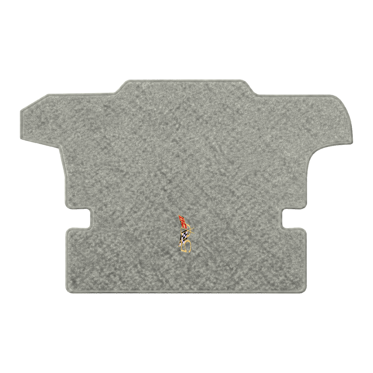 Illustration of 2000 Chevrolet Corvette coupe cargo mat with the #227 2003 50th Anniversary Corve...