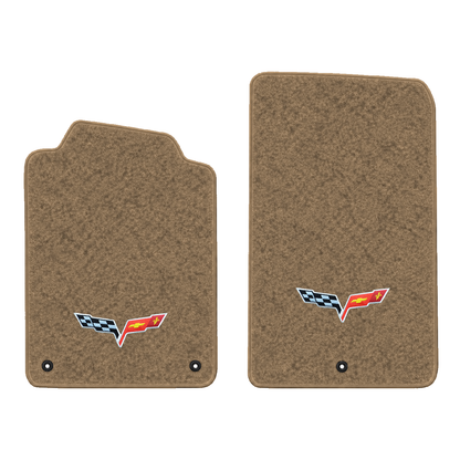 Illustration of 1997 Chevrolet Corvette floor mats without heel pad with the #350 05-13 Corvette ...