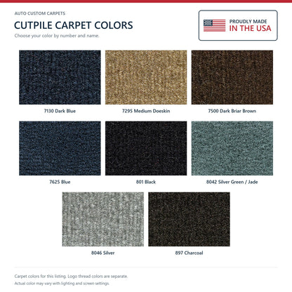 ACC Cutpile carpet color options for Pontiac Firebird floor mats