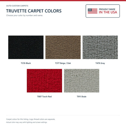 ACC Truvette carpet color options for this listing - Proudly Made in the USA