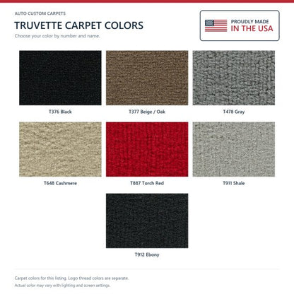 ACC Truvette carpet color options for this listing - Proudly Made in the USA