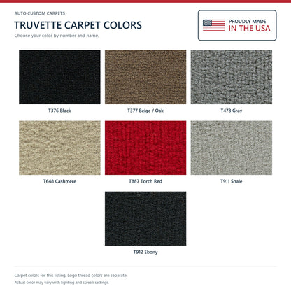 ACC Truvette carpet color options for this listing - Proudly Made in the USA