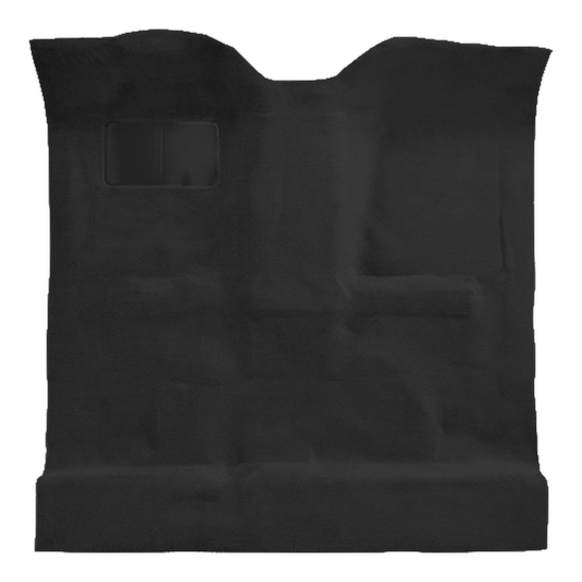Illustration of 2001 Mazda B2500 ACC Cutpile molded carpet in 801 Black, digitally recolored from the ACC supplier photo