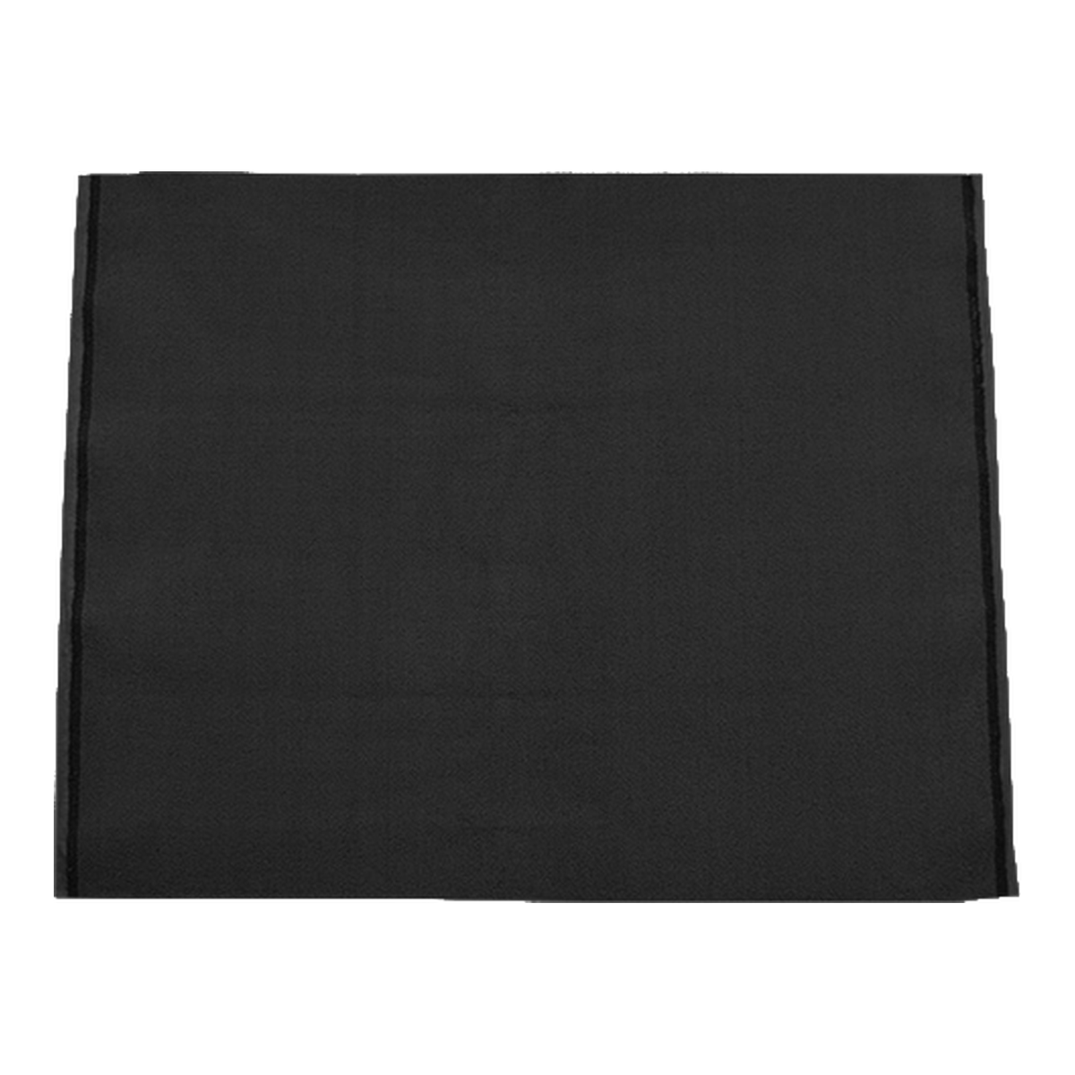 Illustration of 1965 International D1000 ACC Loop cargo area carpet in 01 Black, digitally recolored from the ACC supplier photo