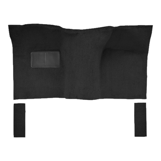Illustration of 1968 International 1200C ACC Loop molded carpet in 01 Black, digitally recolored from the ACC supplier photo
