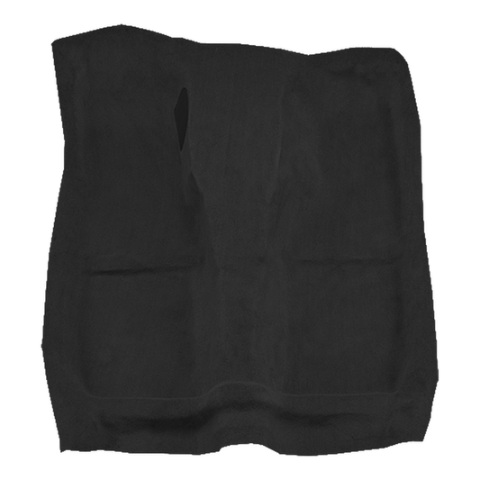 Illustration of 1993-1995 Mazda RX-7 ACC Cutpile passenger area carpet in 801 Black, digitally recolored from the ACC supplier photo