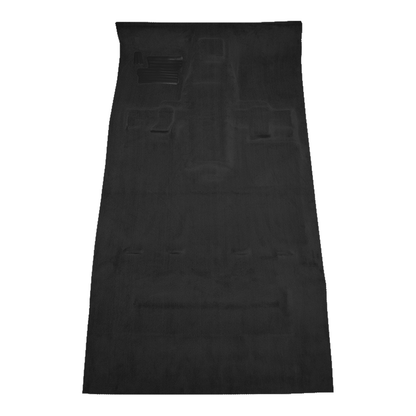 Illustration of 2003-2006 Lincoln Navigator ACC Cutpile passenger area carpet in 801 Black, digitally recolored from the ACC supplier photo