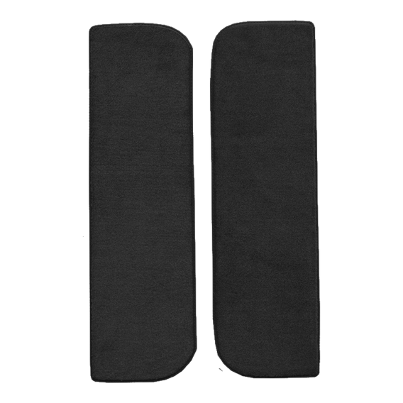 1972-1973 Dodge W100 Pickup Door Panel Inserts with Cardboard Loop Carpet - 2 Piece