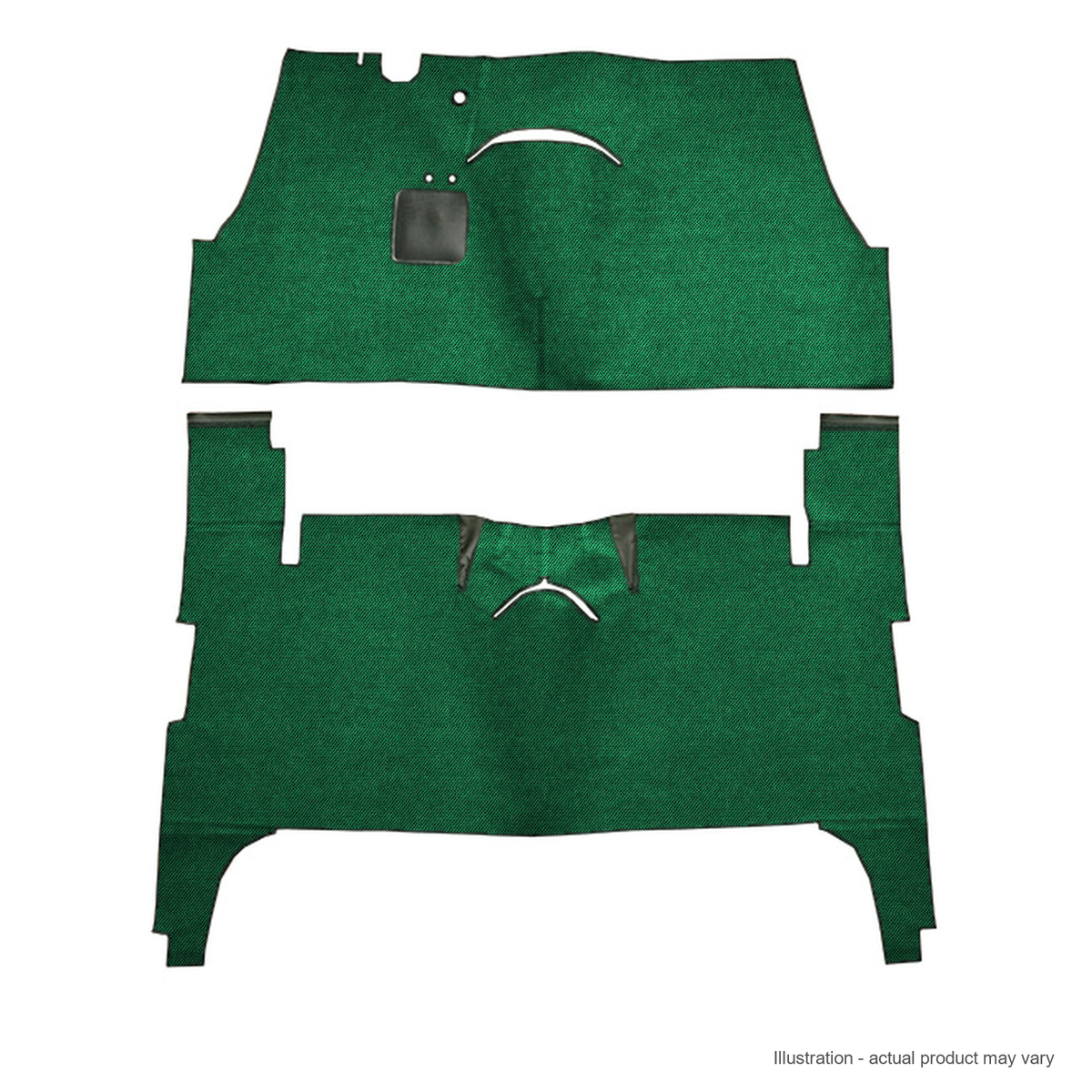 1954-1956 Oldsmobile 98 4DR Sedan Daytona Replacement Carpet Kit - 2-Piece - product details image 2