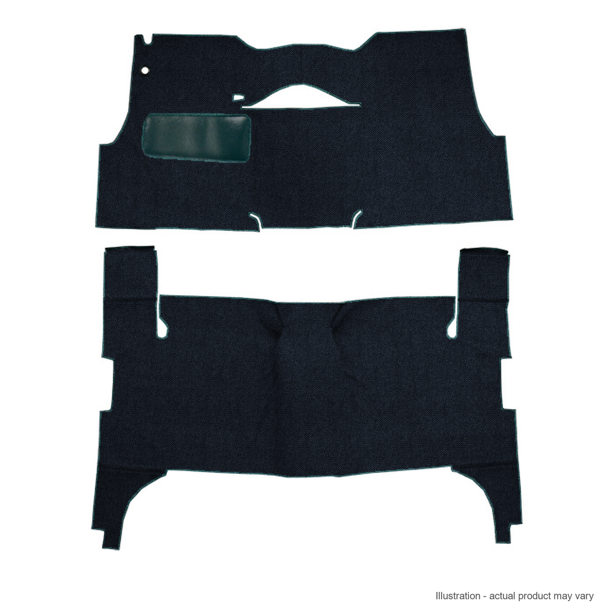1956 Chevrolet Two-Ten Series 4DR Sedan Bench Seat Daytona Replacement Carpet Kit - 2-Piece - product details image 2
