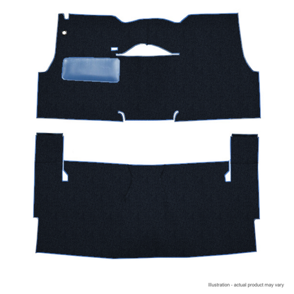 1956 Chevrolet Bel Air 2DR Sedan Bench Seat Daytona Replacement Carpet Kit - 2-Piece - product details image 2