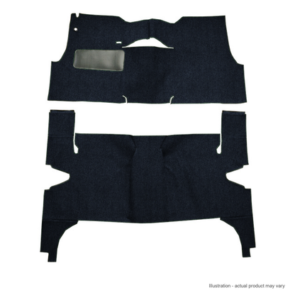 1956 Chevrolet Two-Ten Series 4DR Hardtop Bench Seat Daytona Replacement Carpet Kit - 2-Piece - product details image 2