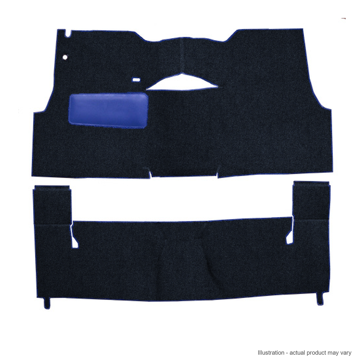 1955 Chevrolet Sedan Delivery 2DR Sedan Bench Seat Daytona Replacement Carpet Kit - 2-Piece - product details image 2