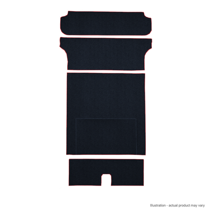 1955-1956 Chevrolet Two-Ten Series 2DR Wagon Cargo Area Daytona Replacement Carpet Kit - 5-Piece - product details image 2